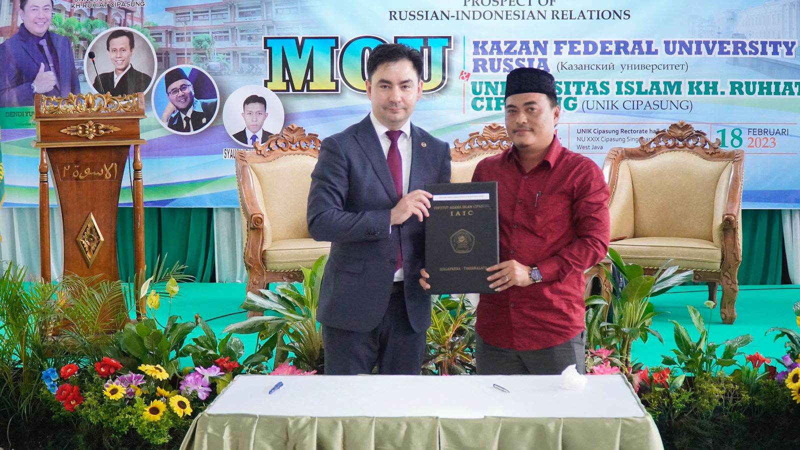 MoU Kazan Federal University And STAI Miftahul Huda Subang